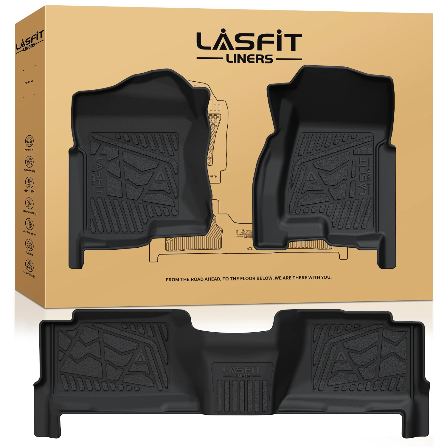 Fit for 1999-2006 Chevrolet Silverado 2500HD 3500HD Floor Mats, Fit Without 4*4 Shifter Only - Image 10