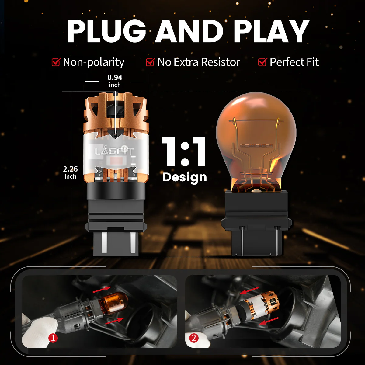 Fit for 2011-2020 Dodge Journey The Brightest LED Bulbs Upgrade - Image 35