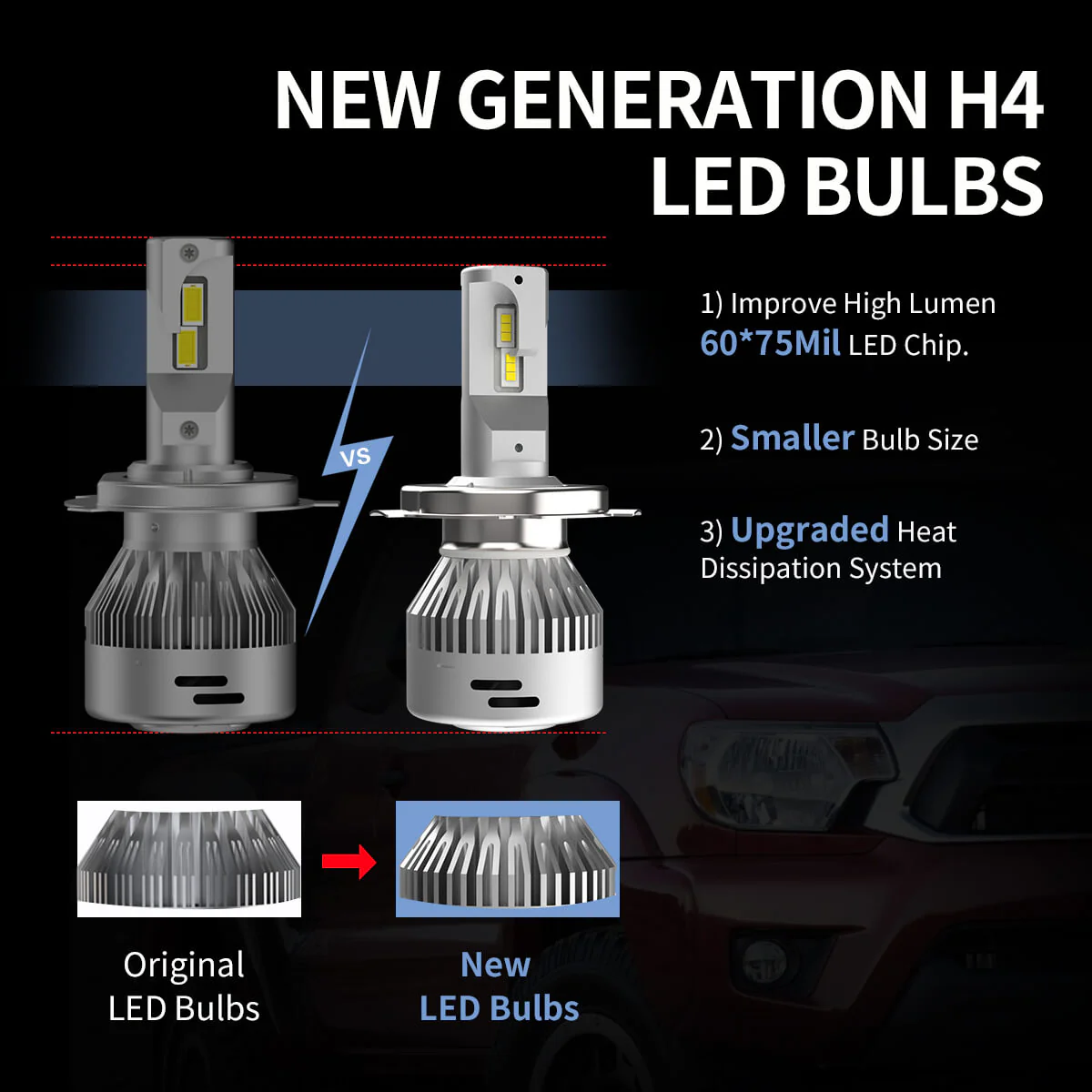 Fit for 2007-2014 Honda CR-V LED Bulbs H4 Exterior Interior Bulbs Plug n Play - Image 6