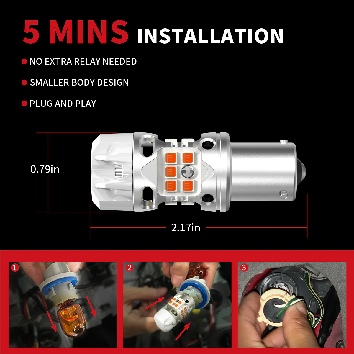 Fit for 2009-2013 Honda Fit The Brightest LED Bulbs Upgrade - Image 25