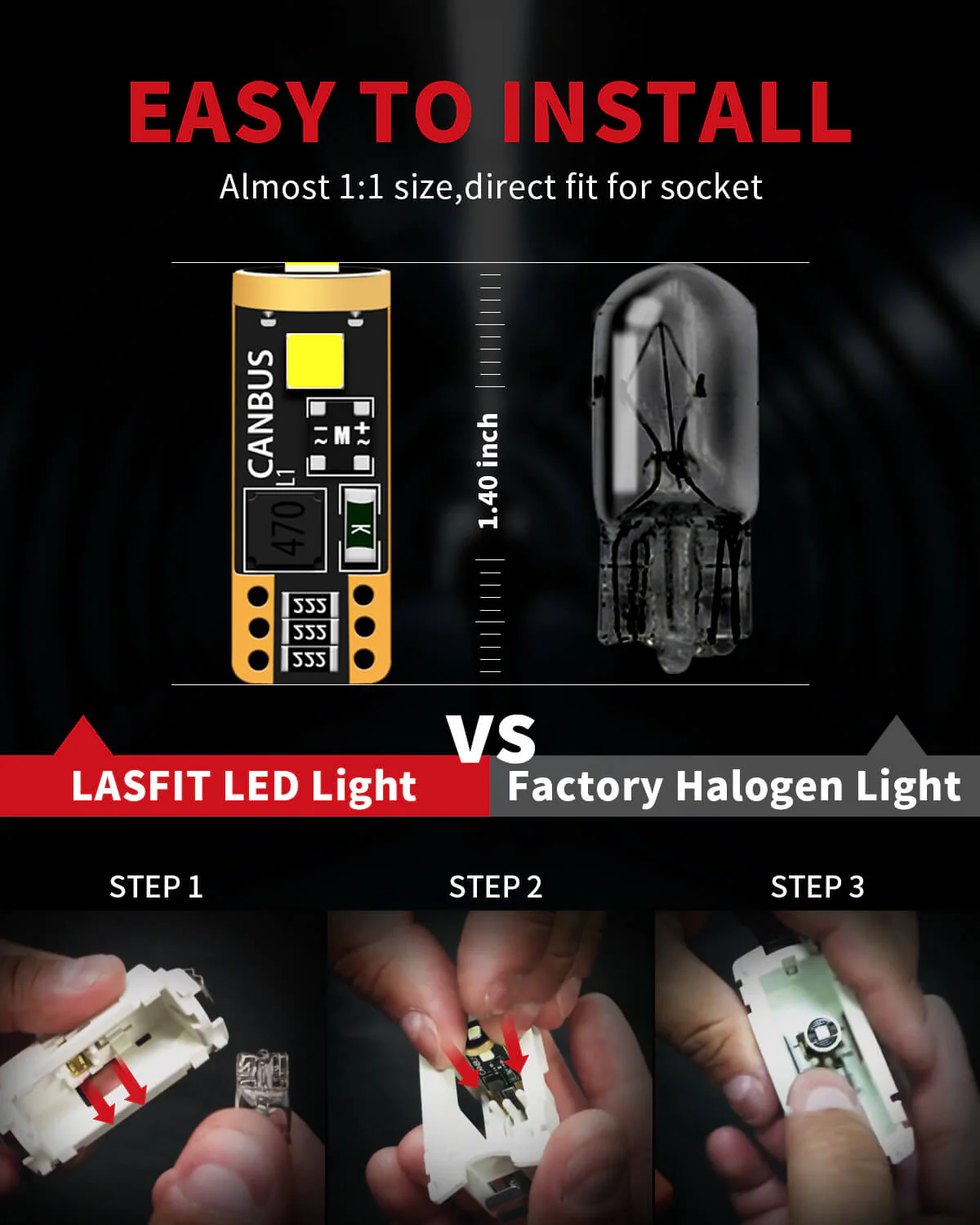 Fit for 2007-2009 Nissan Sentra The Brightest LED Bulbs Upgrade - Image 54