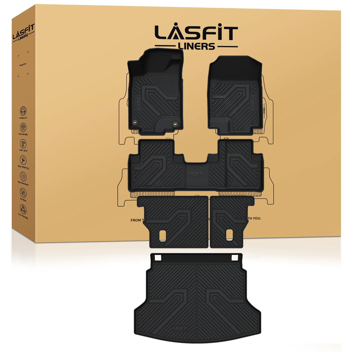 Fit for 2012-2016 Honda CR-V Floor Mats or Cargo Mat - Image 9