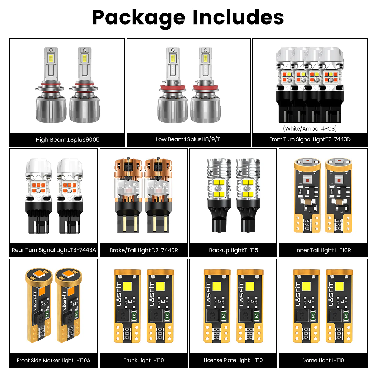 Fit for 2013-2015 Chevrolet Malibu The Brightest LED Bulbs Upgrade - Image 5
