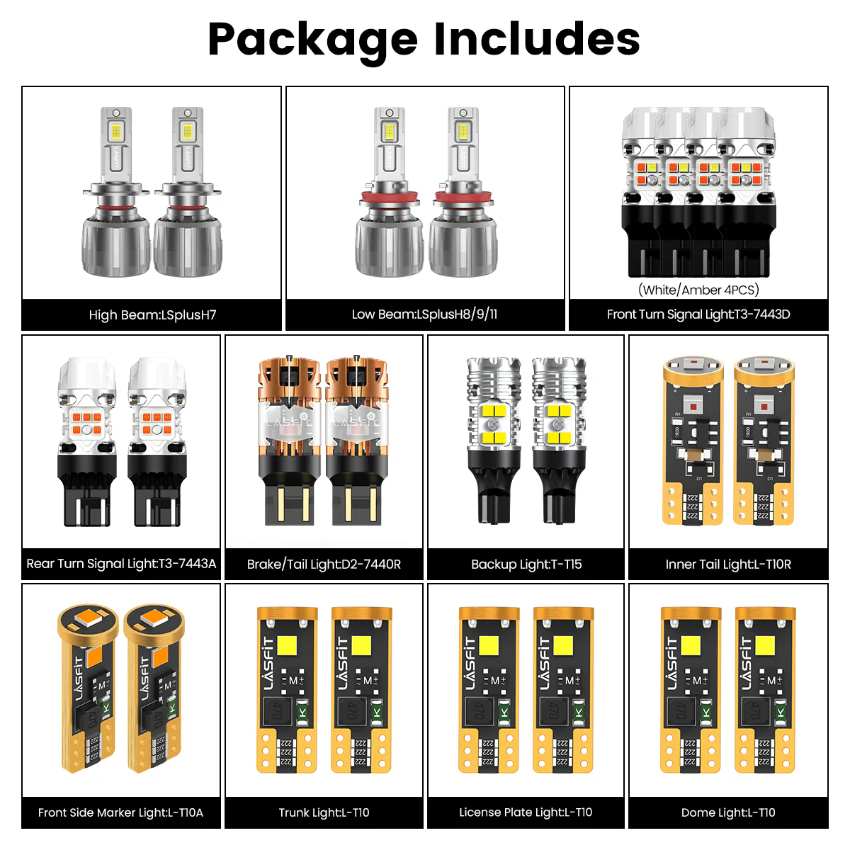 Fit for 2013-2015 Chevrolet Malibu The Brightest LED Bulbs Upgrade - Image 8