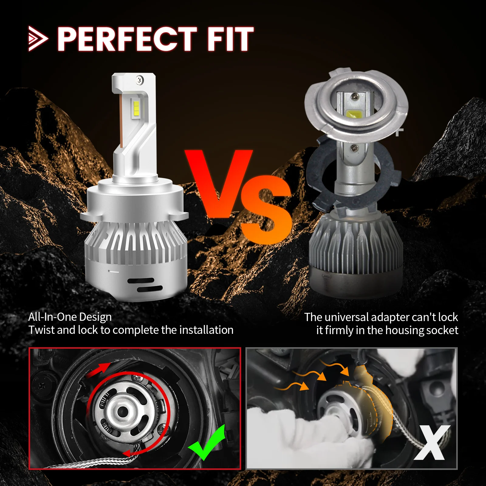 Fit for 2013-2016 Hyundai Santa Fe The Brightest LED Bulbs Upgrade | Tested and Verified - Image 17