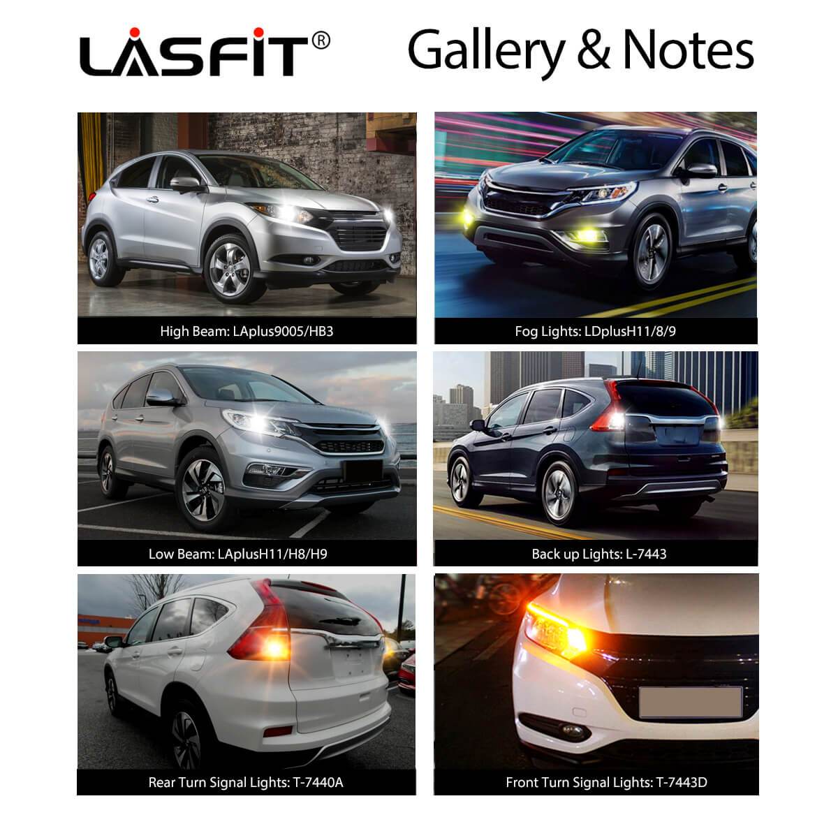 Fit for 2015-2016 Honda CR-V LED Bulbs H11 9005 Exterior Interior Lights Plug n Play - Image 9