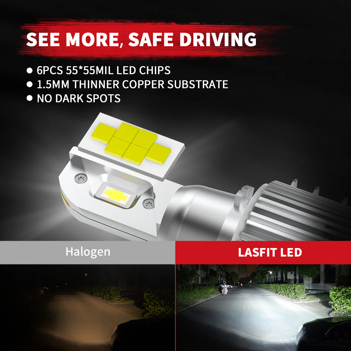 Fit for 2015-2018 Ford Edge The Brightest LED Bulbs Upgrade | Tested and Verified - Image 28
