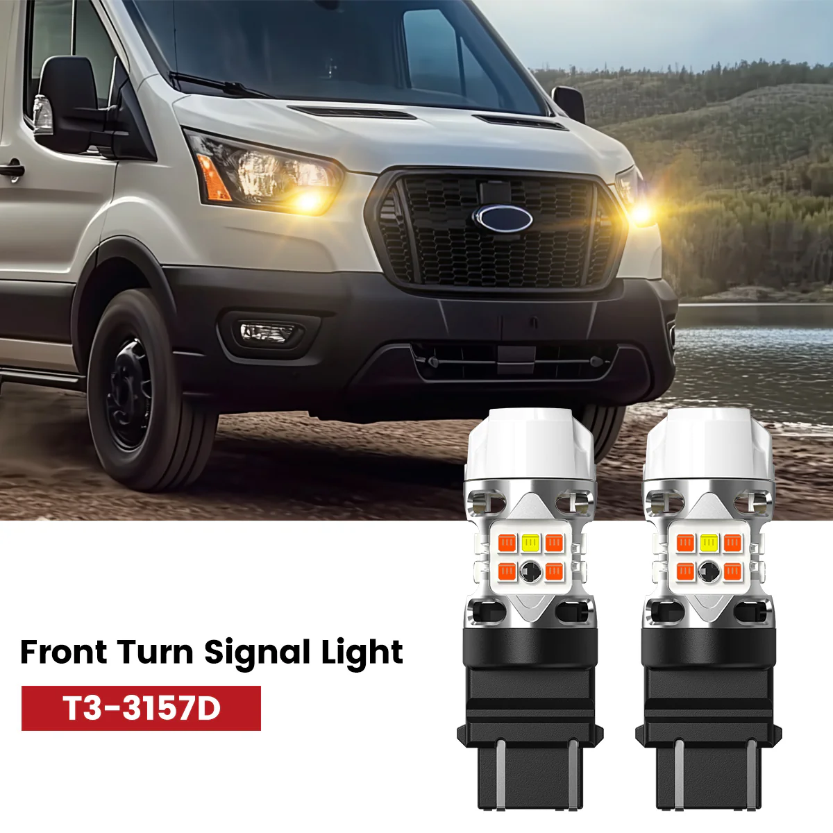 Custom Engineered for 2015-2025 Ford Transit-150/250/350 LED Bulbs Upgrade | Tested and Verified - Image 21