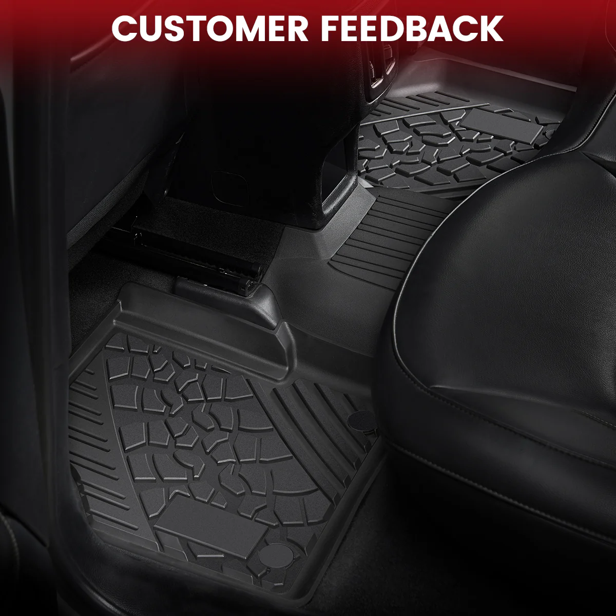 Fit for 2015 Jeep Cherokee Floor Mats, Fit Non-raised Dead Pedal ONLY - Image 6