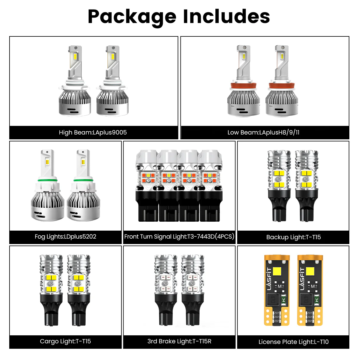 Fit for 2015-2019 Chevrolet Silverado 2500 3500 LED Bulbs Upgrade | Tested and Verified - Image 2