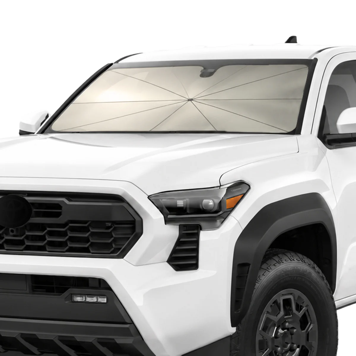 Custom-Fit Windshield Sun Shade Umbrella for 2016-2026 Toyota Tacoma - Image 3