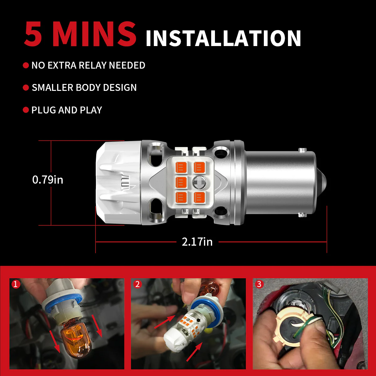 Fit for 2018-2020 Honda Odyssey The Brightest LED Bulbs Upgrade | Tested and Verified - Image 56