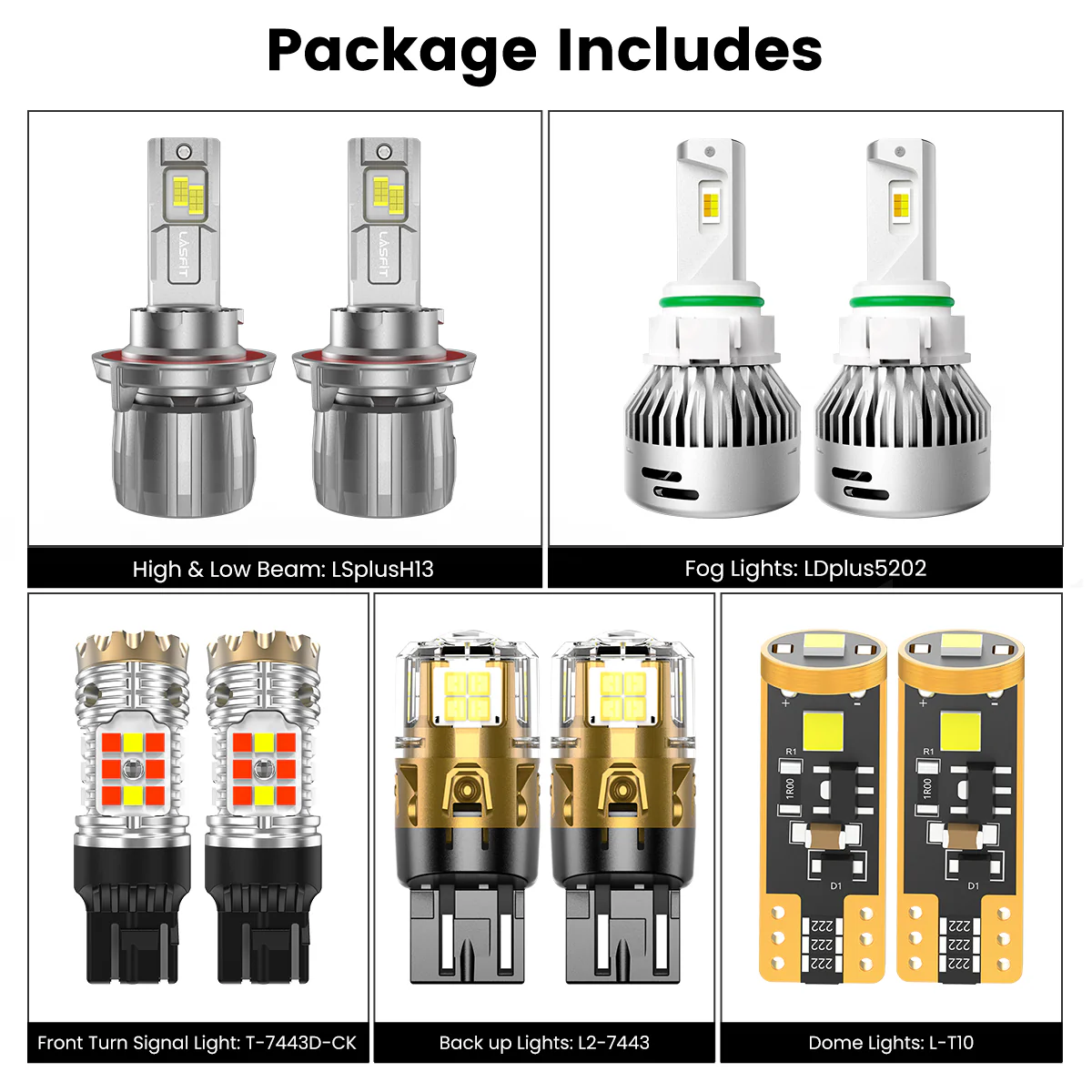 Fit for 2018-2026 Jeep Wrangler The Brightest LED Bulbs | Complete Lighting Upgrade Plan - Image 2