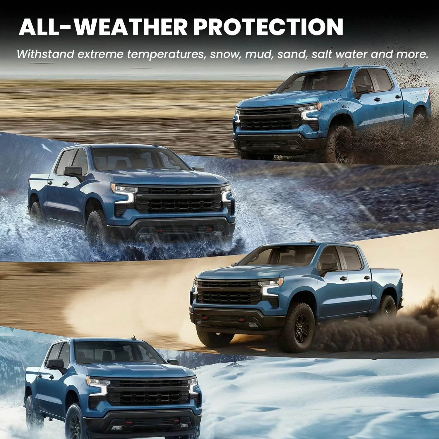 Fit for 2020-2026 GMC Sierra or Sierra Denali 2500HD 3500HD Floor Mats, Fit Carpet Floor Only - Image 45
