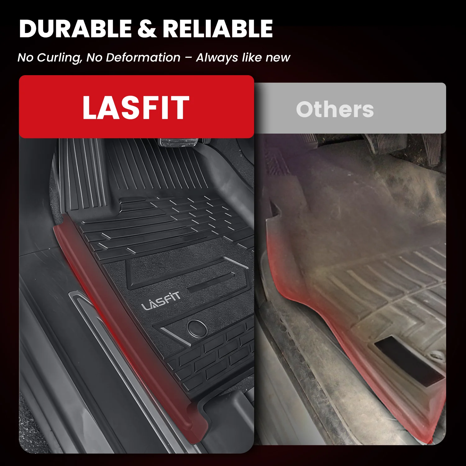 Fit for 2020-2026 GMC Sierra or Sierra Denali 2500HD 3500HD Floor Mats, Fit Carpet Floor Only - Image 6