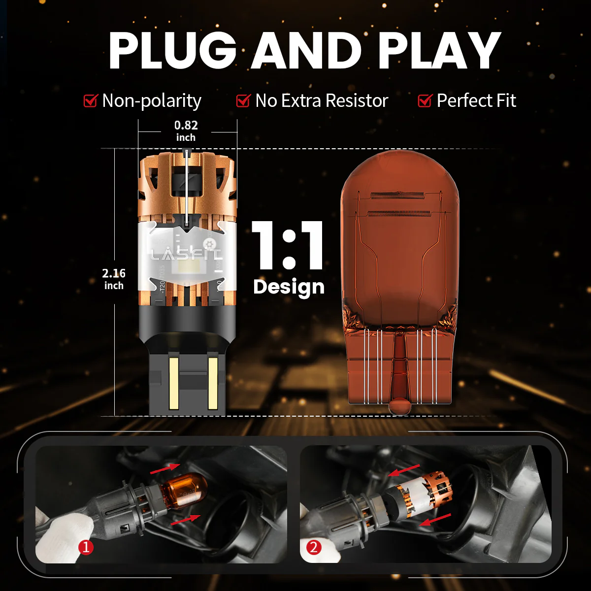Fit for 2019-2021 Honda Passport The Brightest LED Bulbs Upgrade - Image 12