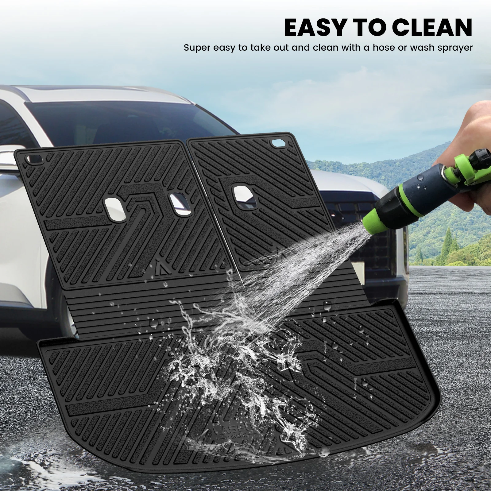Fit for 2020-2025 Hyundai Palisade Custom Floor Mats or Seatback & Cargo Mat - Image 15