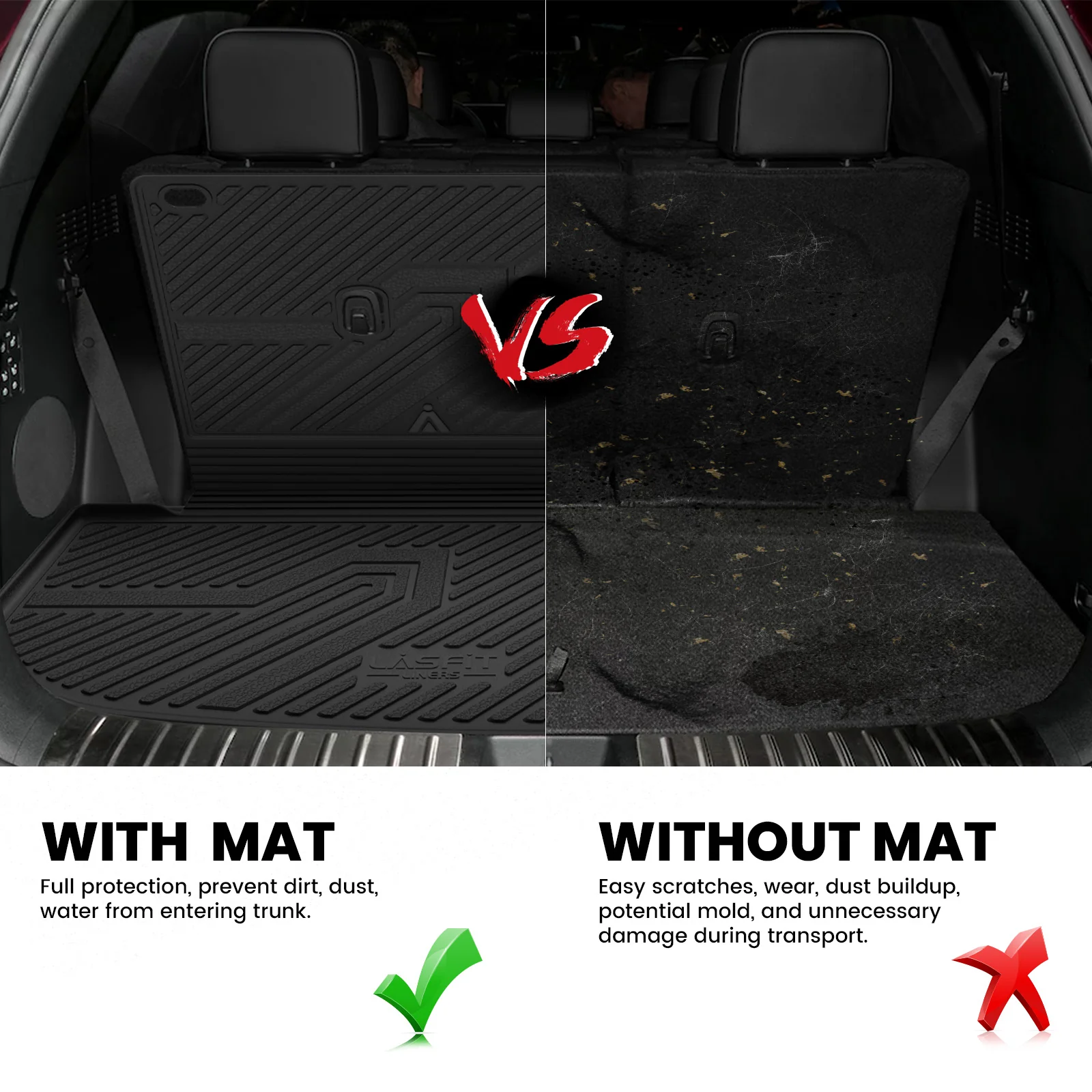 Fit for 2020-2025 Hyundai Palisade Custom Floor Mats or Seatback & Cargo Mat - Image 16