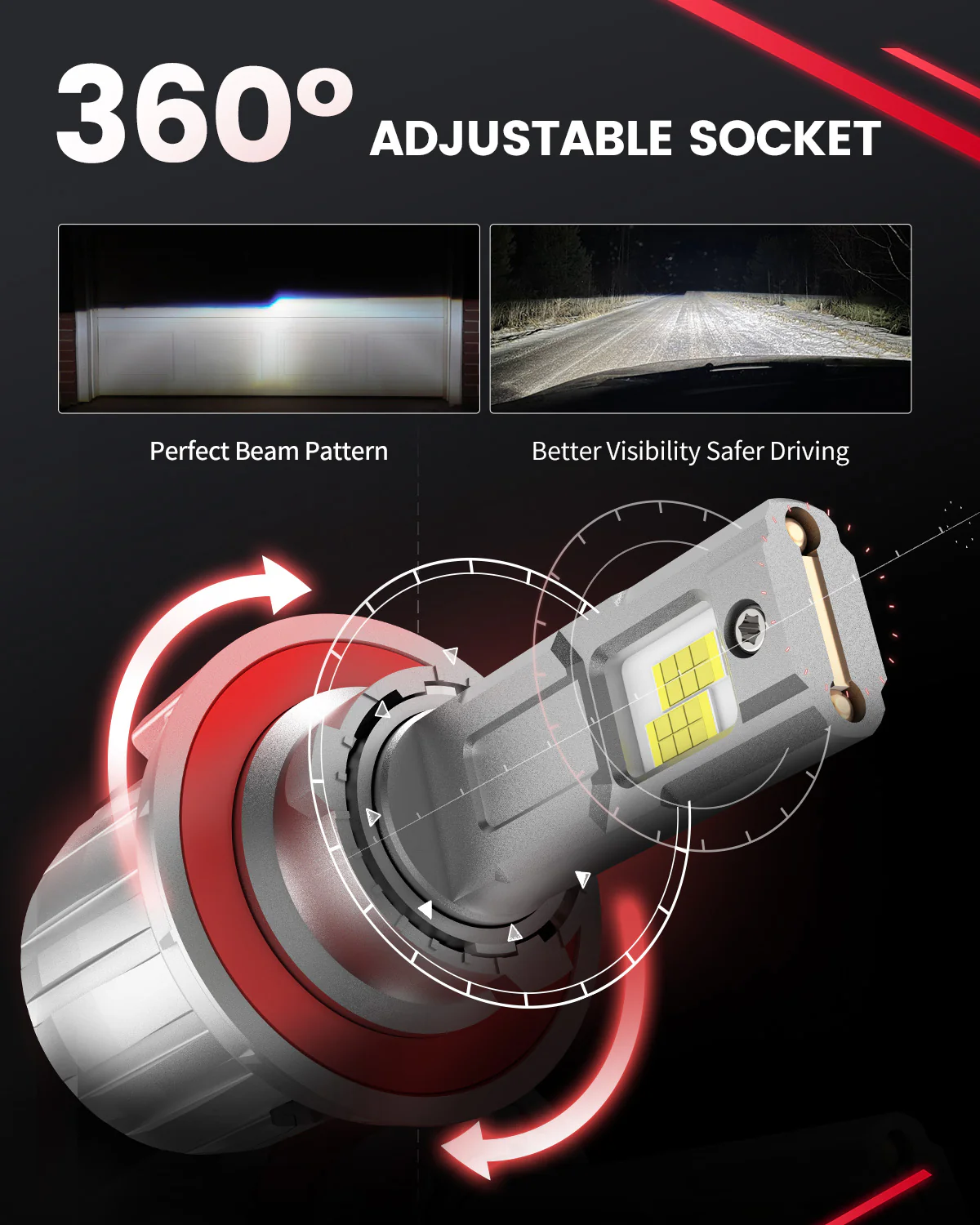 Fit for 2007-2009 Nissan Sentra The Brightest LED Bulbs Upgrade - Image 13