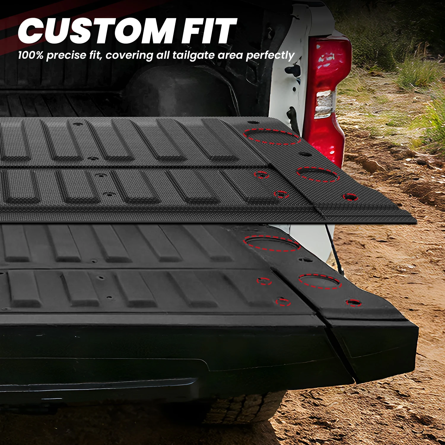 Fit for 2019-2026 GMC Sierra 1500 Truck Bed Mat or Tailgate Mat, Not Fit 2019 Sierra 1500 LD - Image 35
