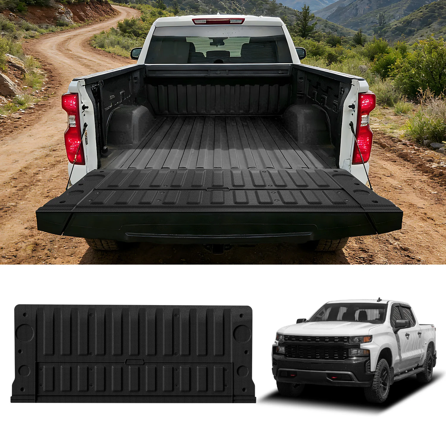 Fit for 2019-2026 GMC Sierra 1500 Truck Bed Mat or Tailgate Mat, Not Fit 2019 Sierra 1500 LD - Image 40