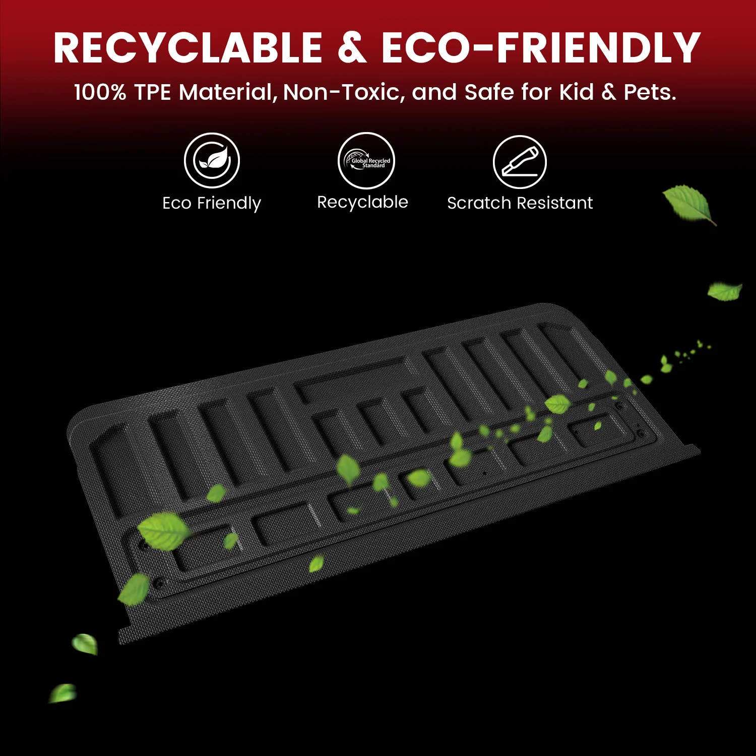 Fit for 2019-2026 Ram 1500 Truck Bed Mat & Tailgate Mat, Fit without RAM RamBox, Not Fit Drop-in liners - Image 10