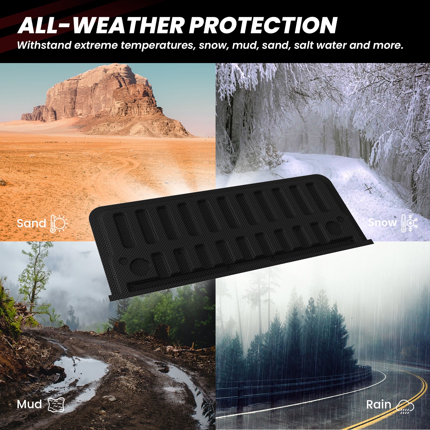 Fit for 2019-2026 Ram 1500 Truck Bed Mat & Tailgate Mat, Fit without RAM RamBox, Not Fit Drop-in liners - Image 11