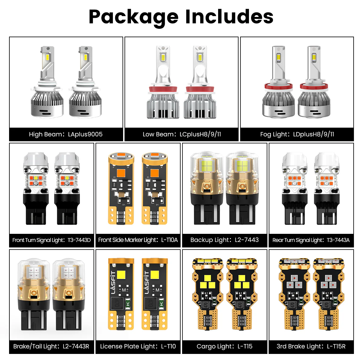 Fit for 2019-2023 Ford Ranger LED Bulbs Upgrade | Tested and Verified - Image 2