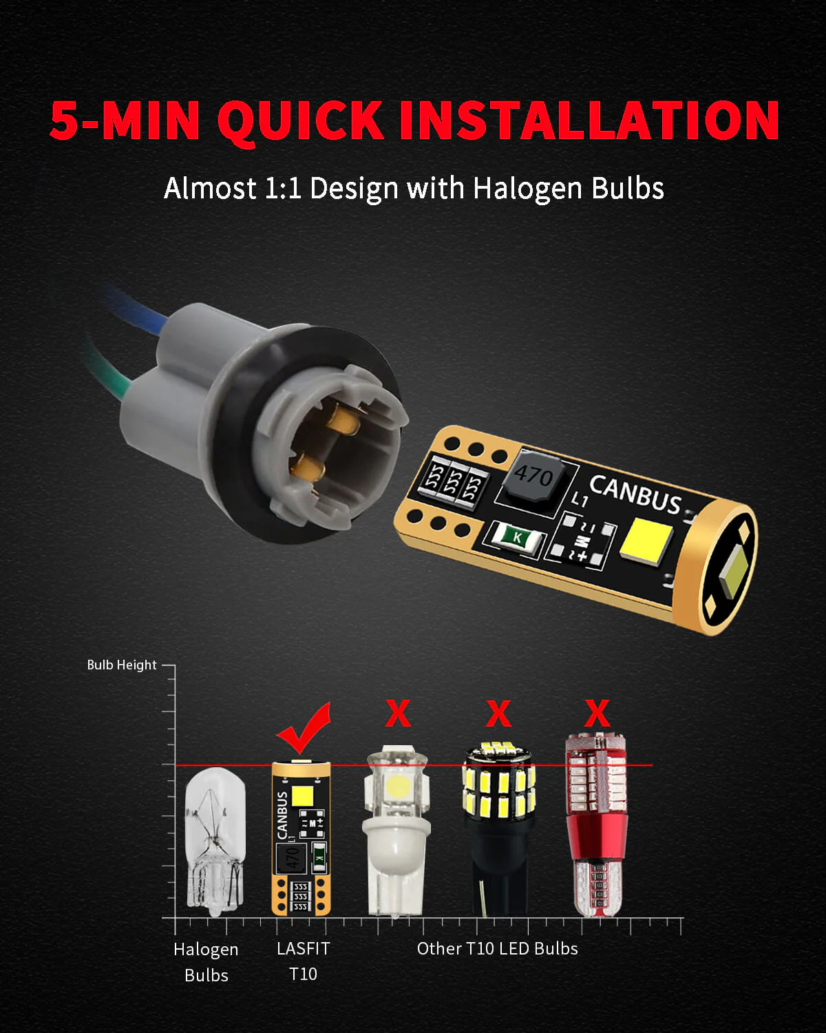 Fit for 2007-2009 Nissan Sentra The Brightest LED Bulbs Upgrade - Image 46