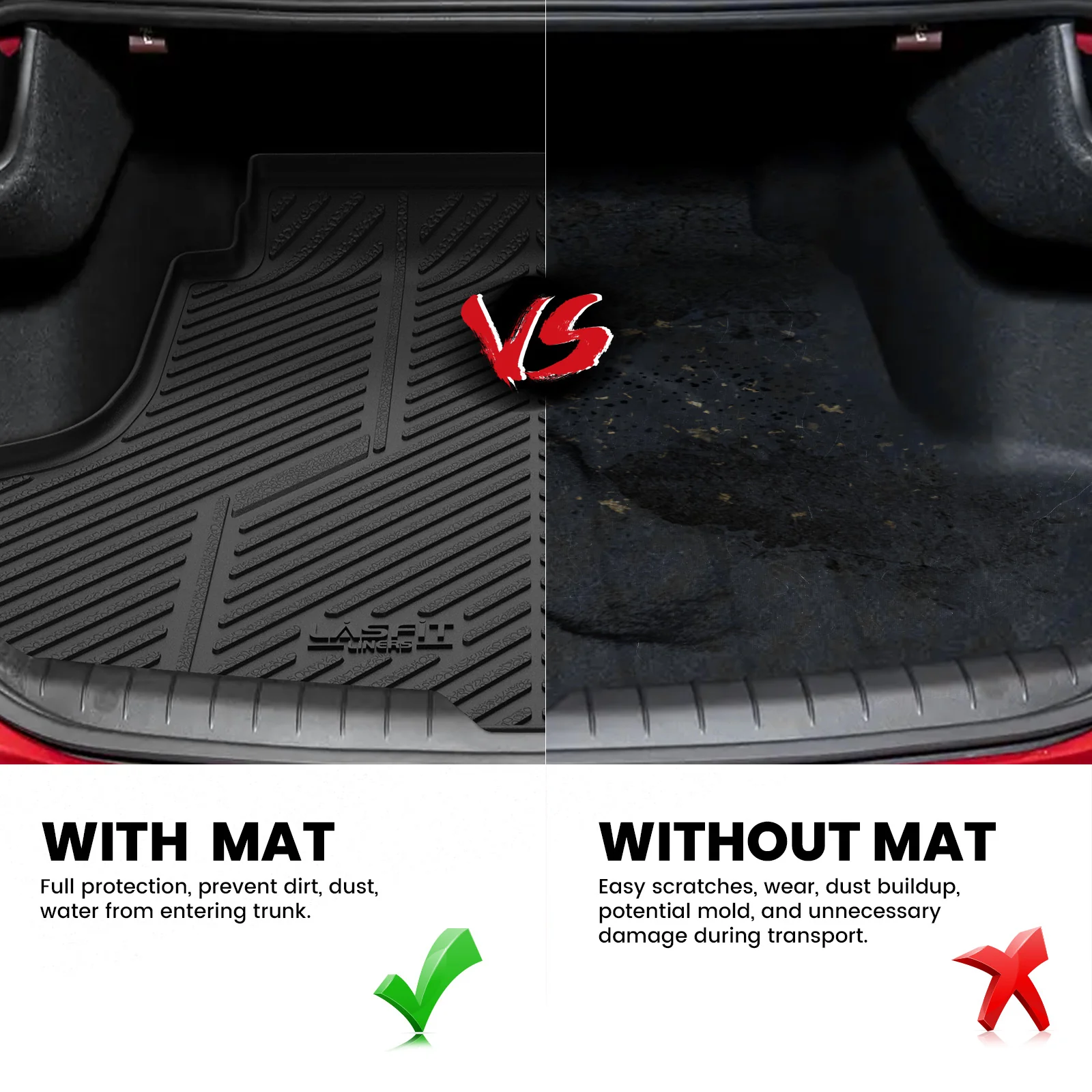 Fit for 2020-2026 Hyundai Sonata Floor Mats or Cargo Mat, Don't Fit Hybrid - Image 38