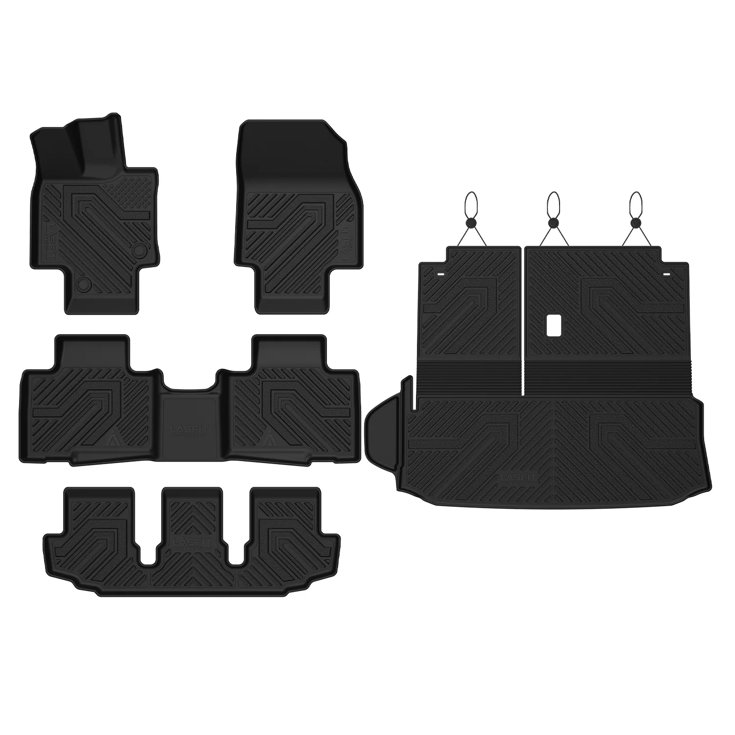 Fit for 2020-2026 Toyota Highlander Floor Mats or Cargo Mat, Fit Gasoline & 8 Seats Only - Image 25