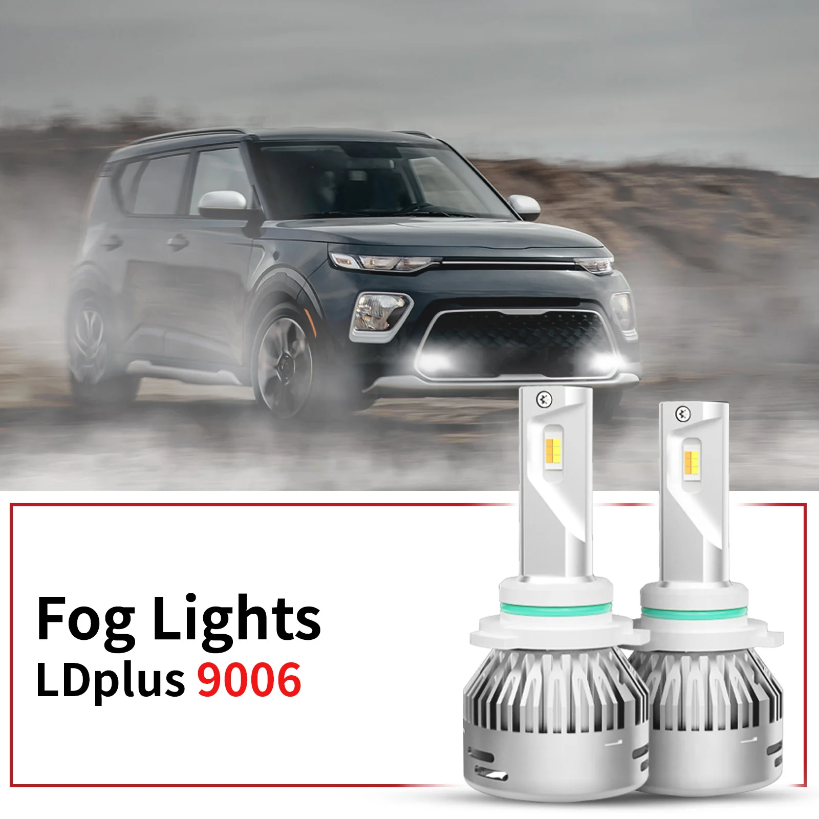 60W 9003 H4 HB2 LA Plus Series | 6,000LM 6000K LED Bulbs - Image 6