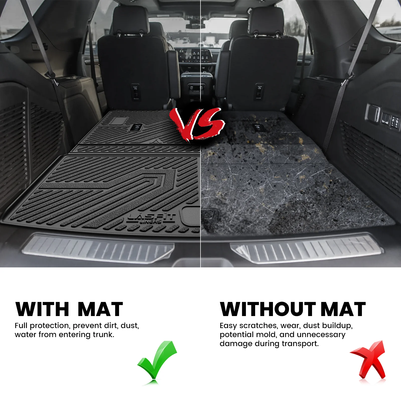 Fit for 2021-2026 GMC Yukon Floor Mats or Seatback & Cargo Mat, Not Fit Yukon XL - Image 33