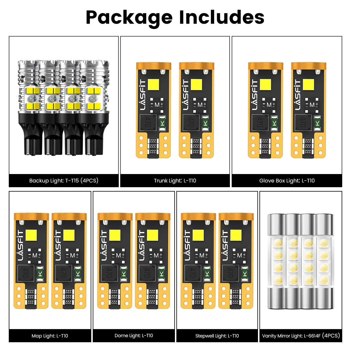Fit for 2021-2026 Dodge Durango LED Bulbs Upgrade | Tested and Verified - Image 2