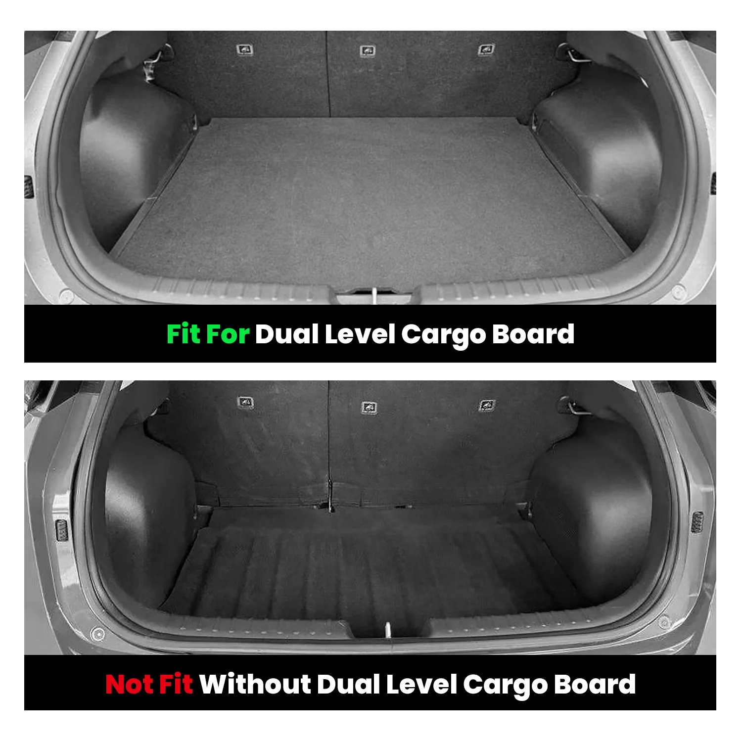 Fit for 2023-2025 Kia Niro EV Floor Mats or Cargo Mat, Not Fit PHEV or Without Optional Dual Level Cargo Board - Image 11
