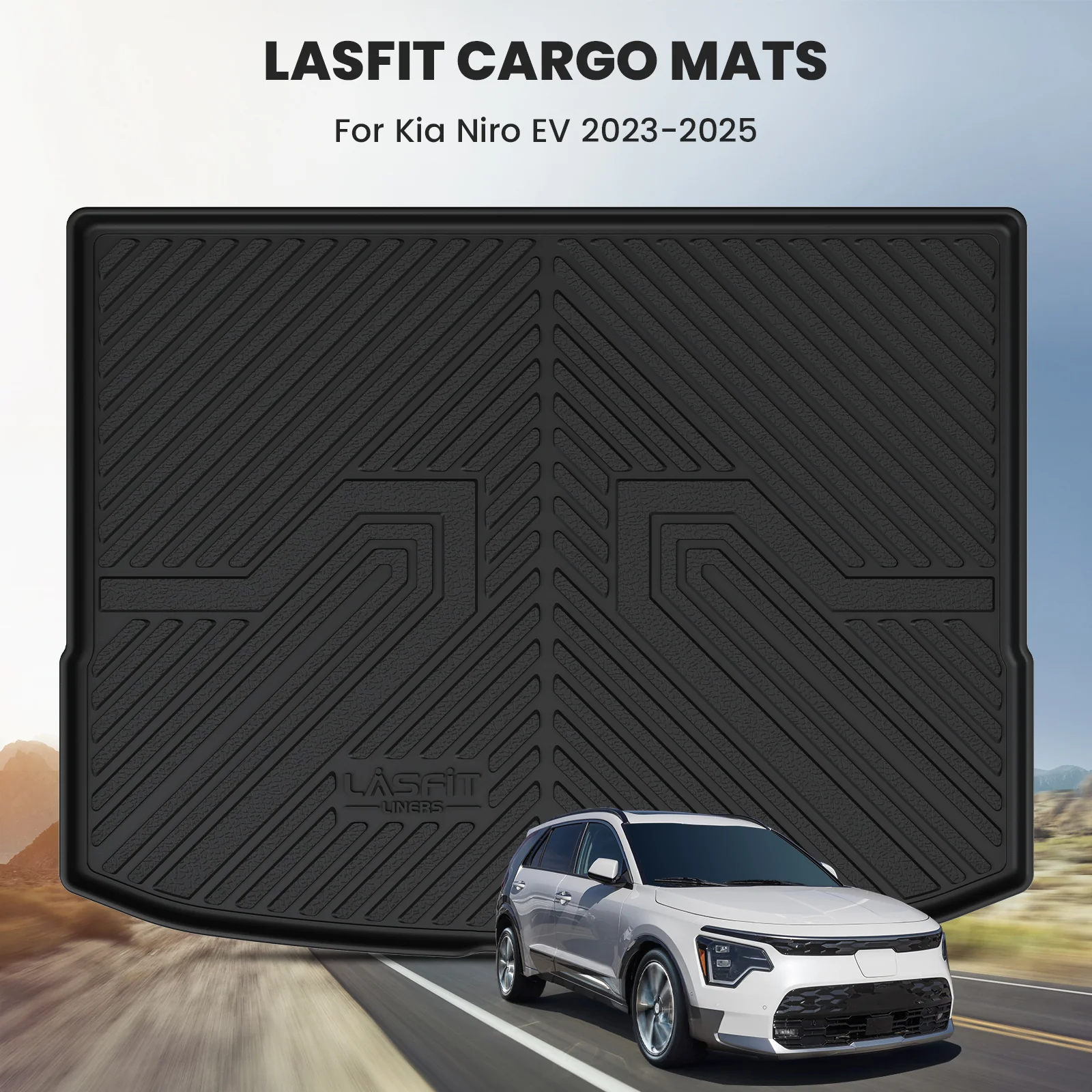 Fit for 2023-2025 Kia Niro EV Floor Mats or Cargo Mat, Not Fit PHEV or Without Optional Dual Level Cargo Board - Image 18
