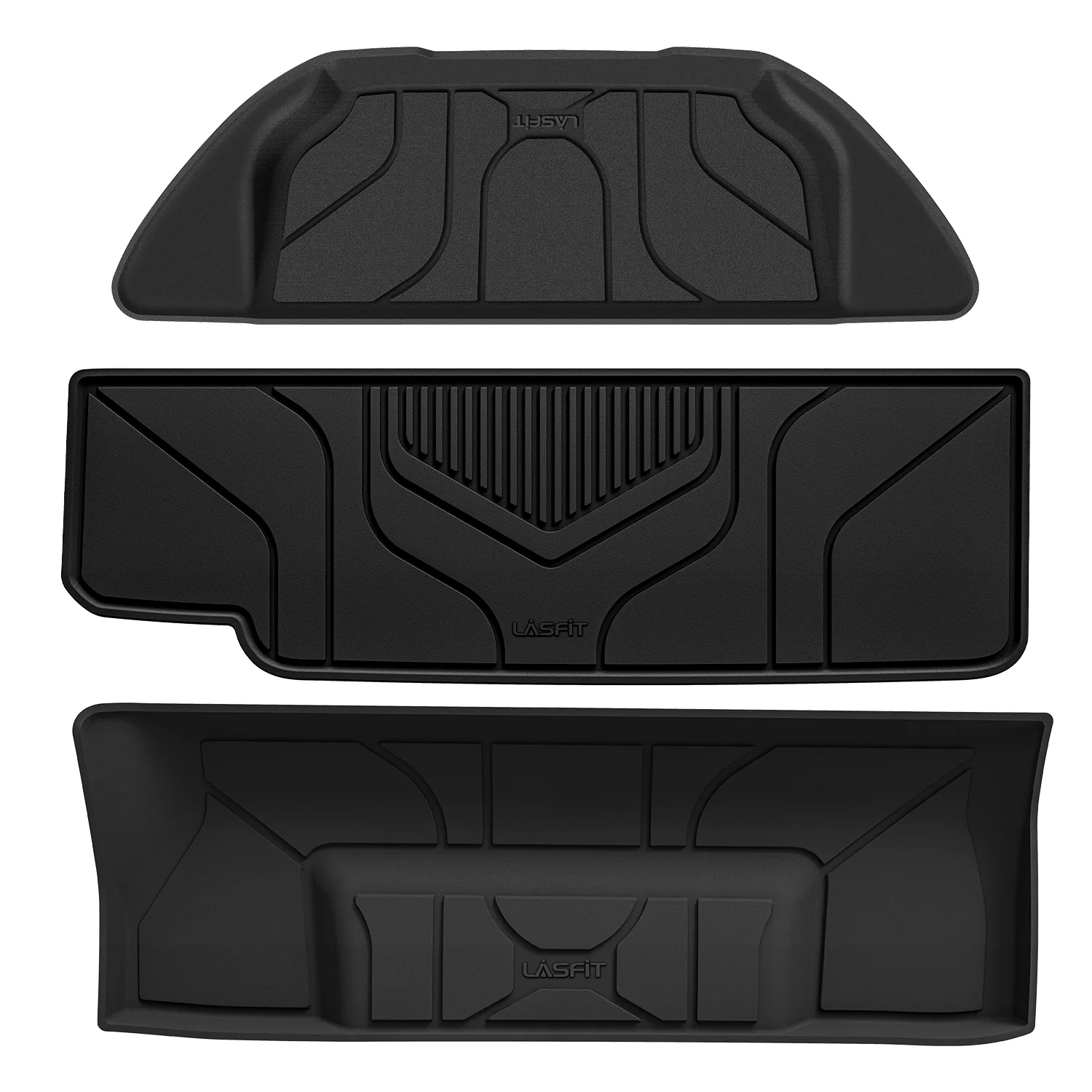 Fit for 2021-2026 Tesla Model X & X Plaid Floor Mats TPE Material, Fit 6-Seat ONLY - Image 11