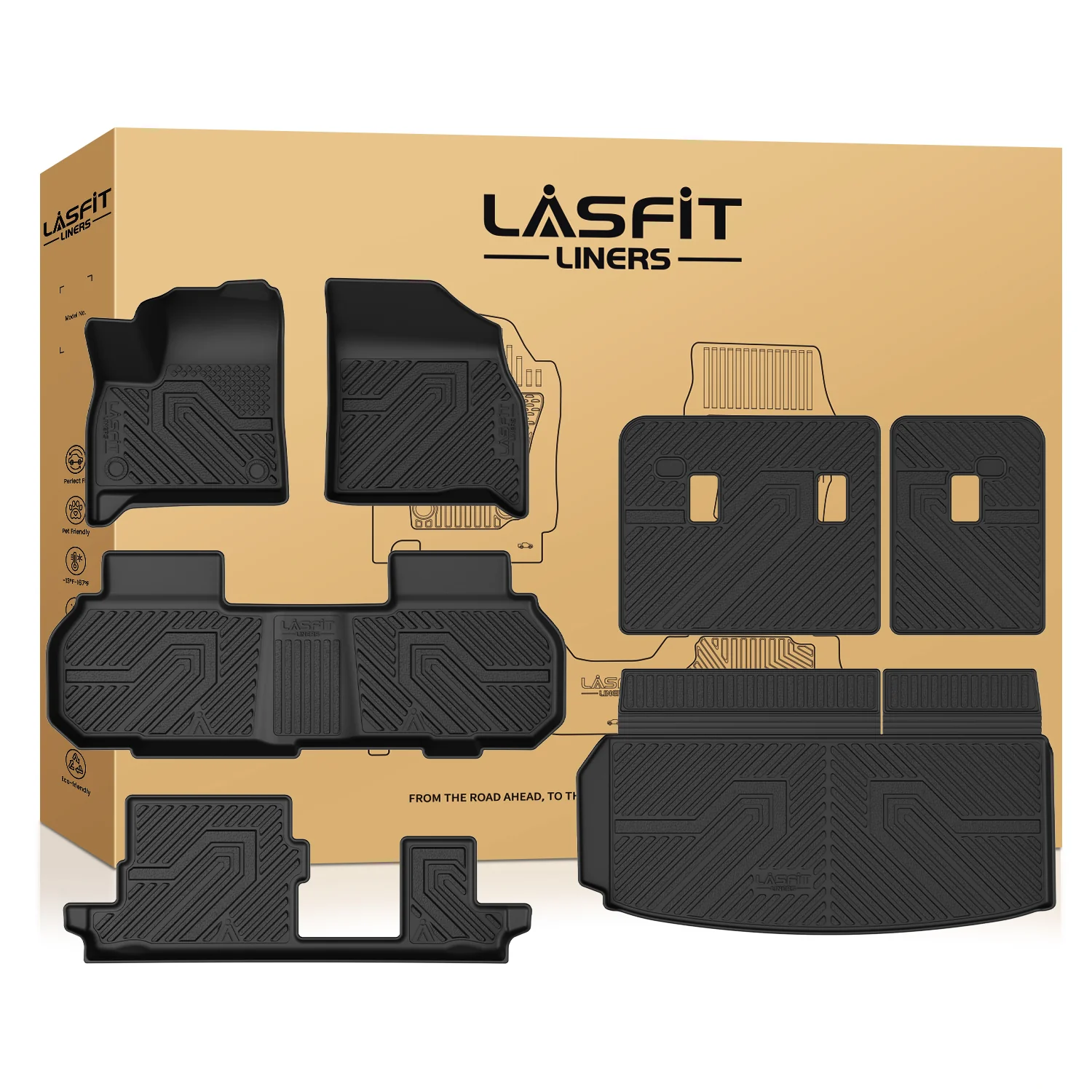 Fit for 2024-2026 Chevrolet Traverse Floor Mats or Cargo Mat & Seatback Mat - Image 36