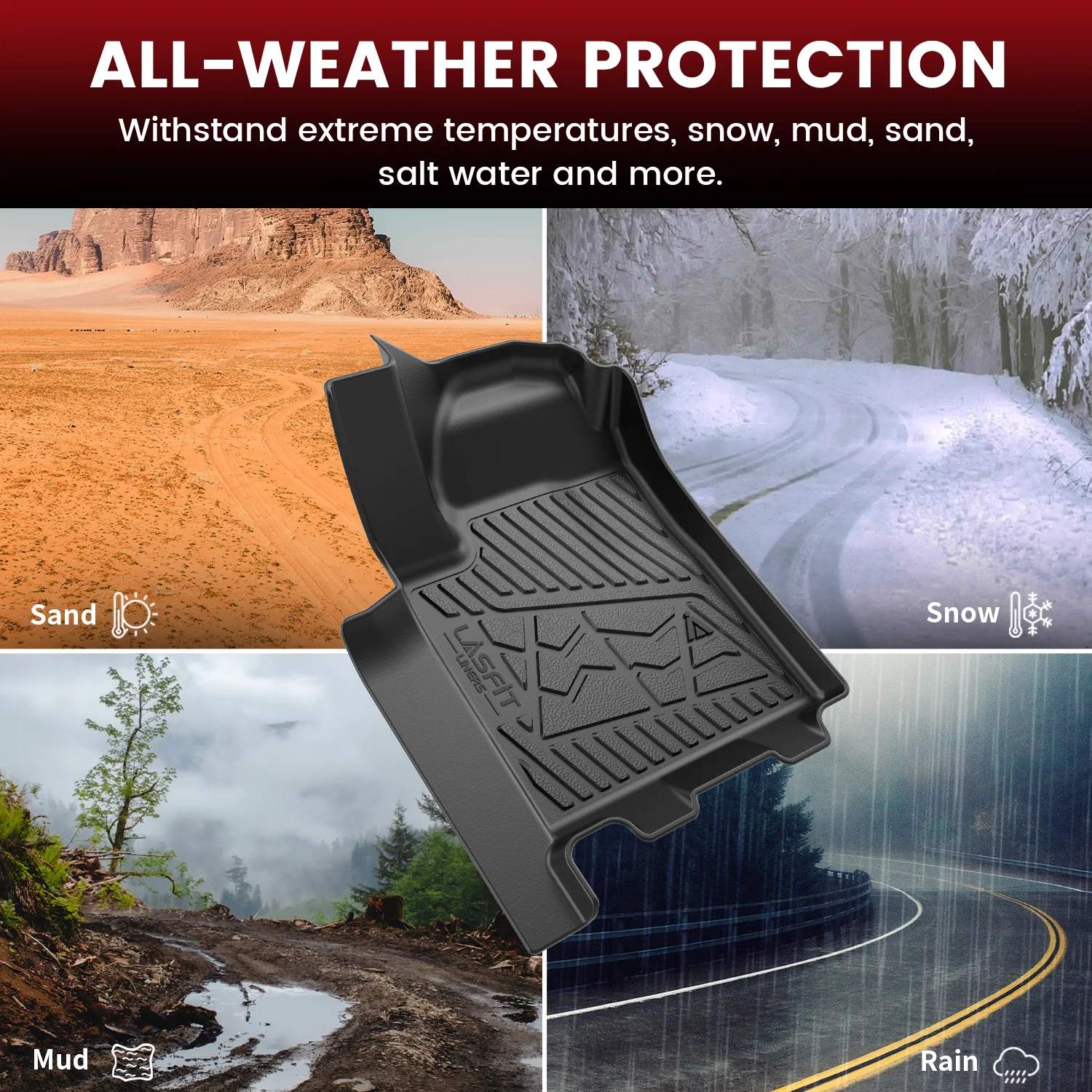 Fit for 2024-2026 Chevrolet Silverado EV Floor Mats - Image 11