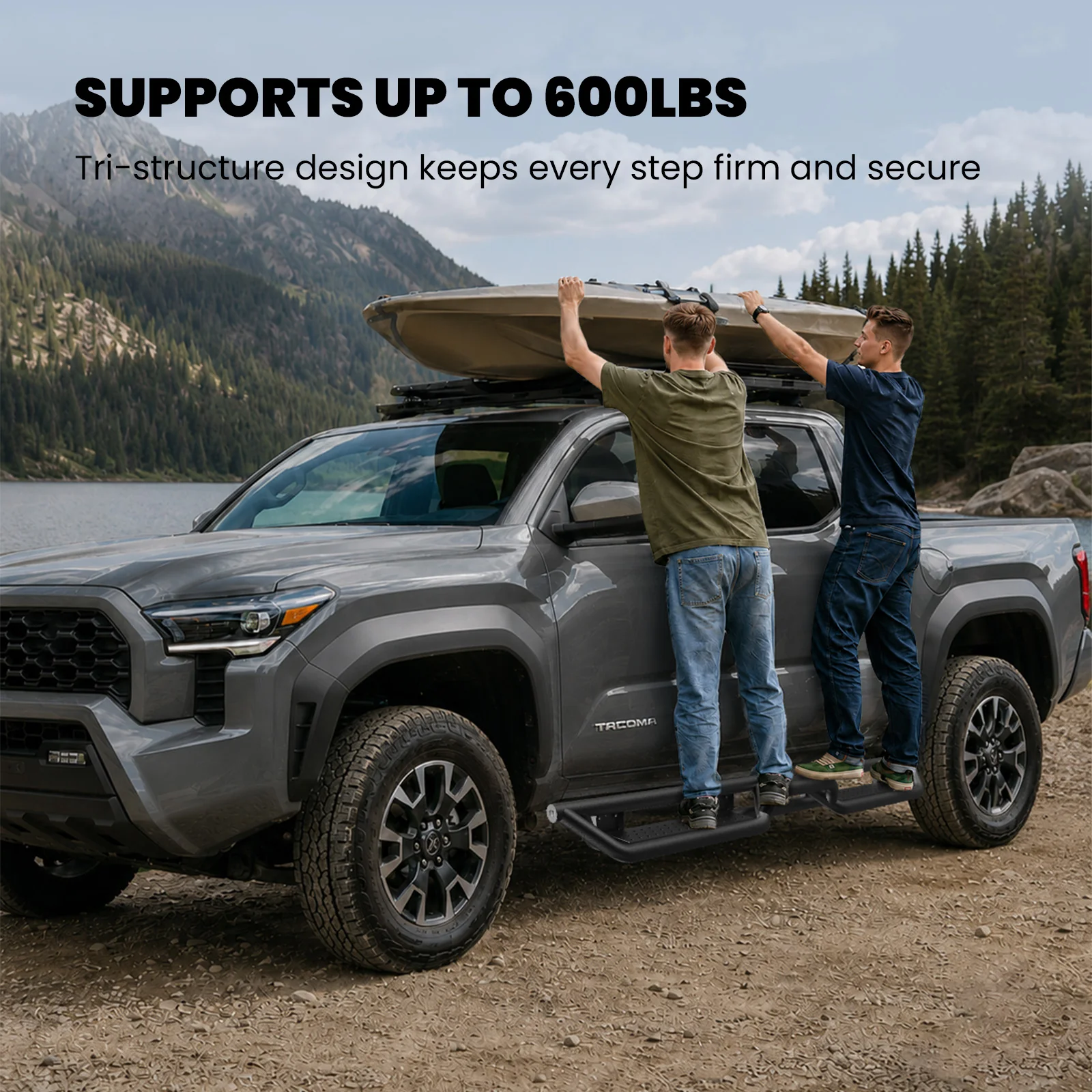 Fit for 2024-2026 Toyota Tacoma Running Boards Side Steps, Fit Double Cab ONLY - Image 8