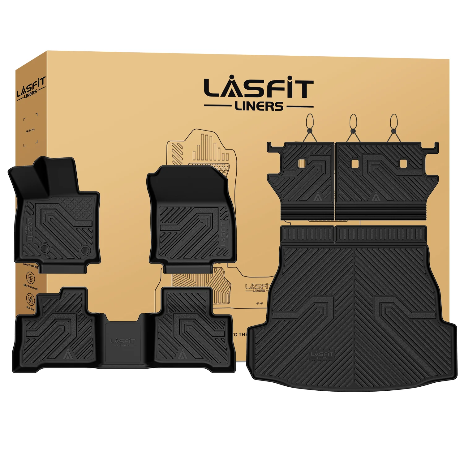 Fit for 2026 Toyota RAV4 Hybrid or RAV4 PHEV Floor Mats or Seatback & Cargo Mats - Image 11