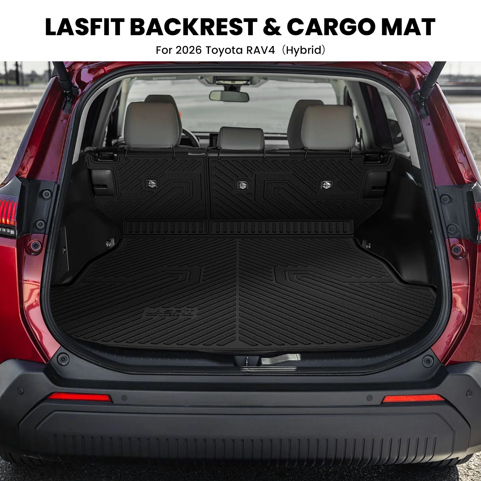 Fit for 2026 Toyota RAV4 Hybrid or RAV4 PHEV Floor Mats or Seatback & Cargo Mats - Image 23