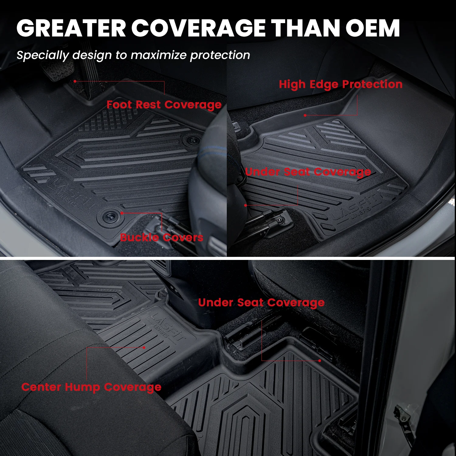 Fit for 2026 Toyota RAV4 Hybrid or RAV4 PHEV Floor Mats or Seatback & Cargo Mats - Image 35