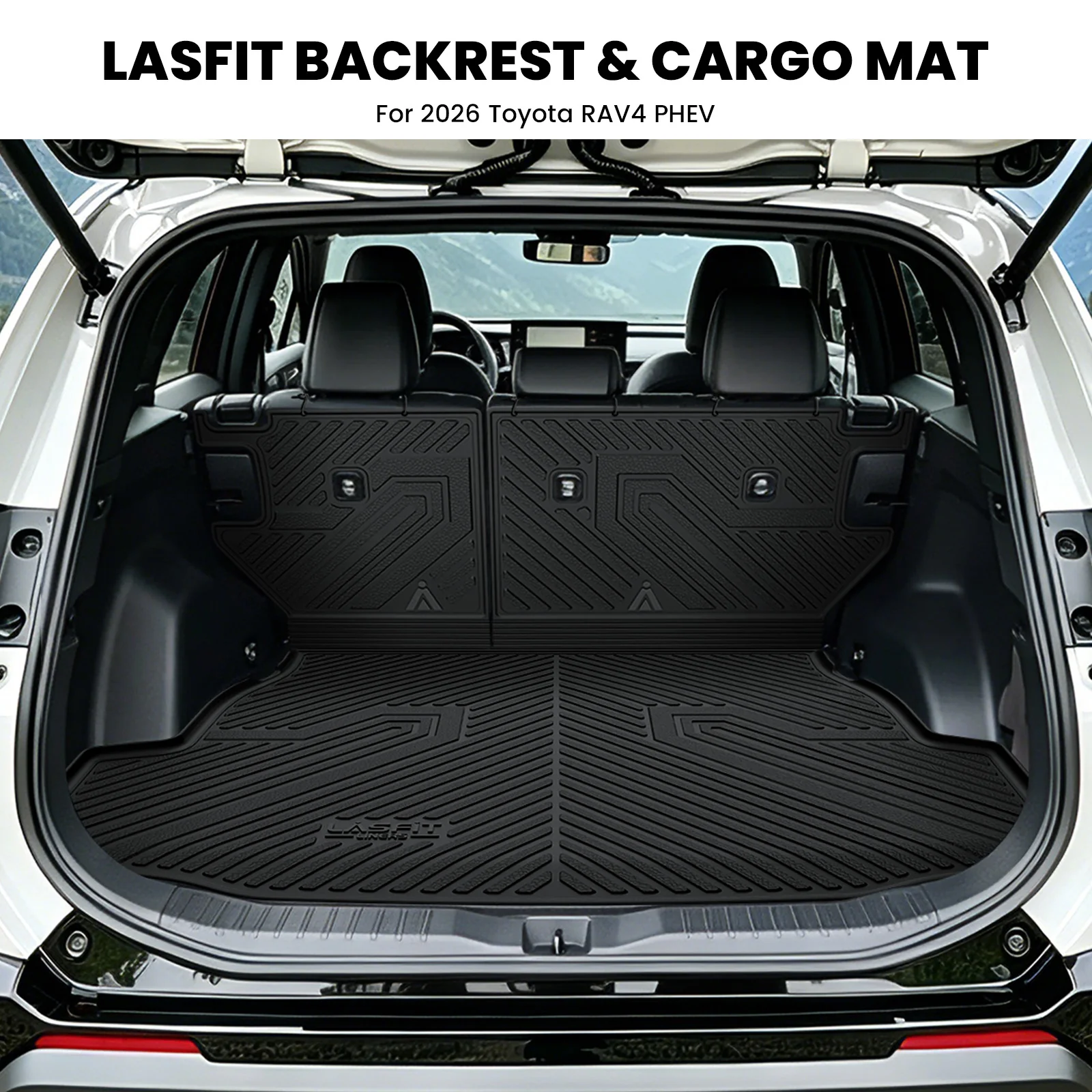 Fit for 2026 Toyota RAV4 Hybrid or RAV4 PHEV Floor Mats or Seatback & Cargo Mats - Image 57