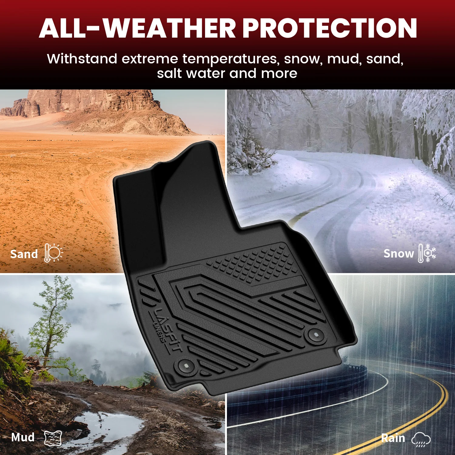 Fit for 2027 Kia Telluride Floor Mats or Seatback & Cargo & Rear Trunk Mat - Image 44