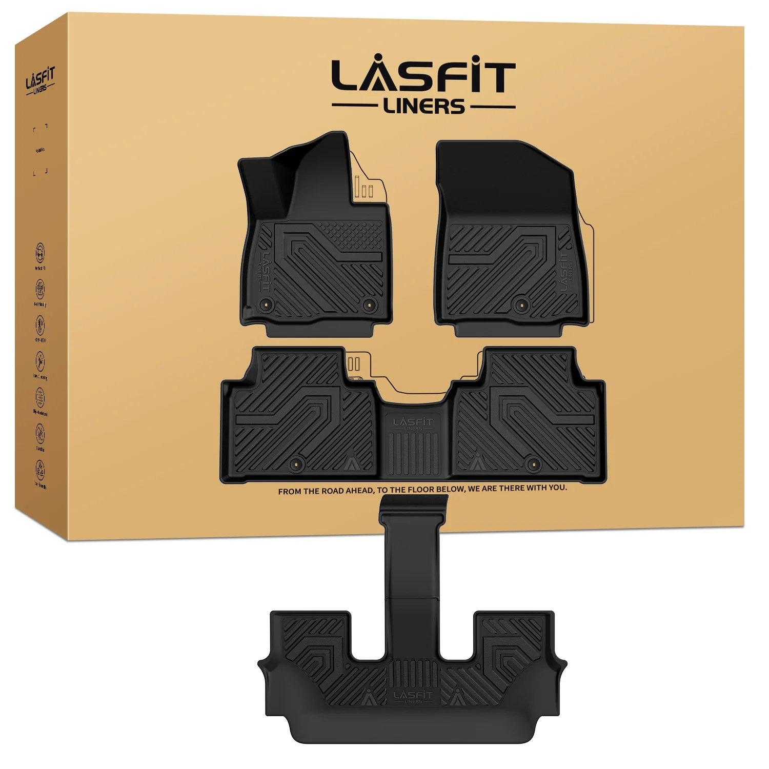 Fit for 2027 Kia Telluride Floor Mats or Seatback & Cargo & Rear Trunk Mat - Image 59