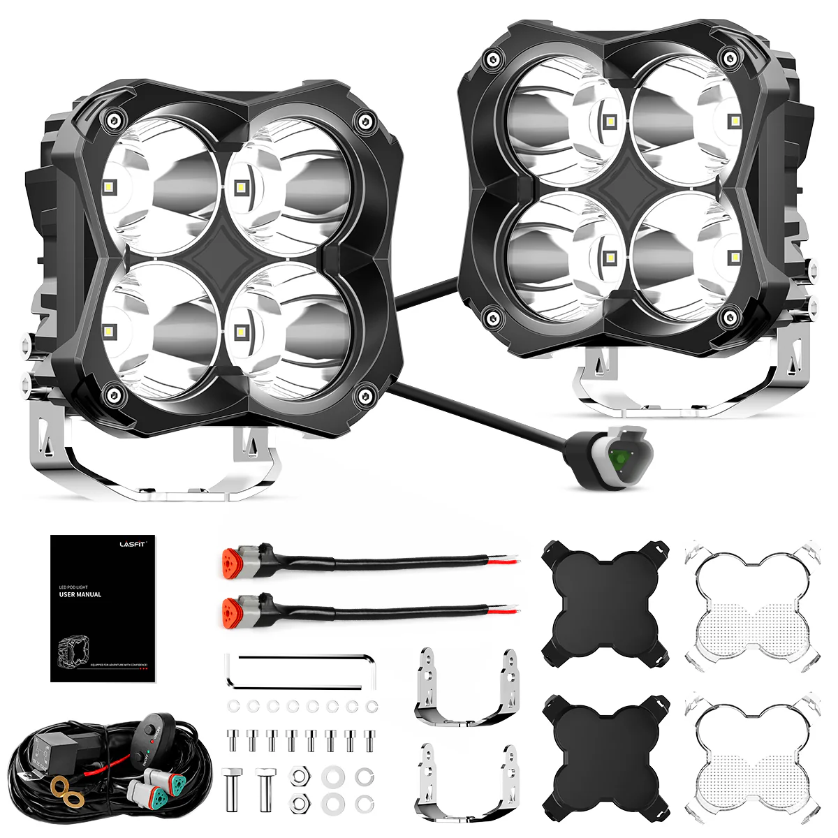 5 Inch LED Pod Off-Road Light Spot Combo 60W - Image 31
