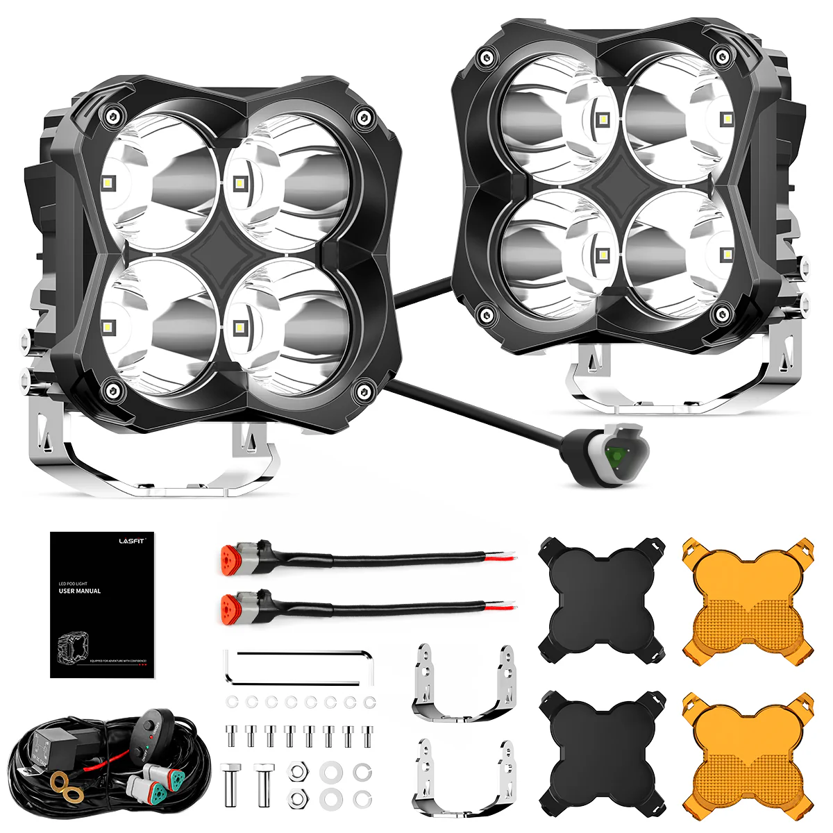 5 Inch LED Pod Off-Road Light Spot Combo 60W - Image 39