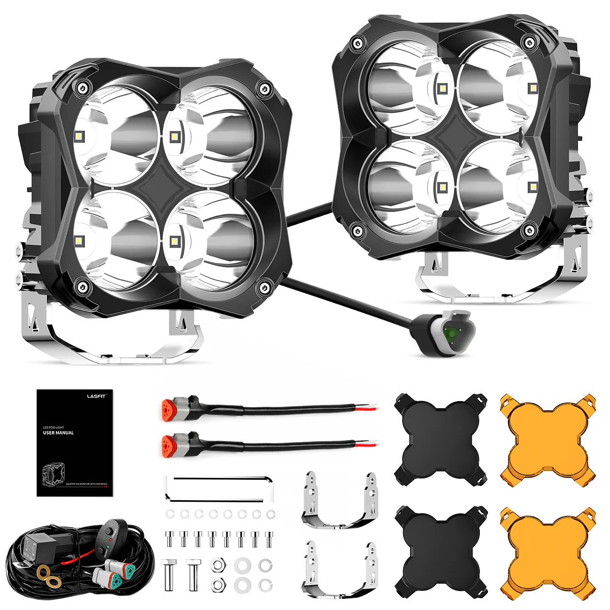 5 Inch LED Pod Off-Road Light Spot Combo 60W - Image 47