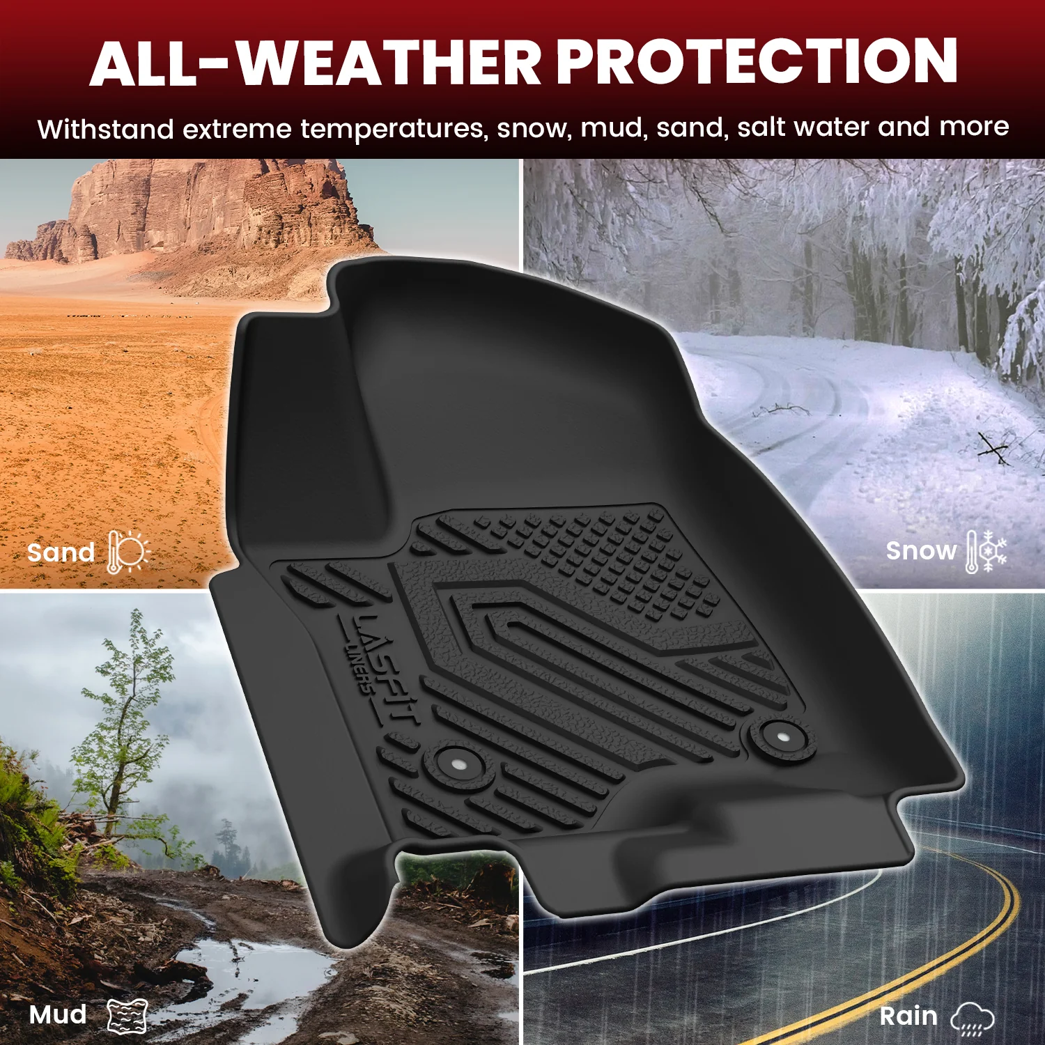 Fit for 2021-2026 GMC Yukon Floor Mats or Seatback & Cargo Mat, Not Fit Yukon XL - Image 38